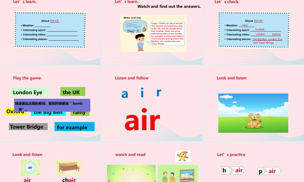 Unit 6 An interesting country  第2课时 课件