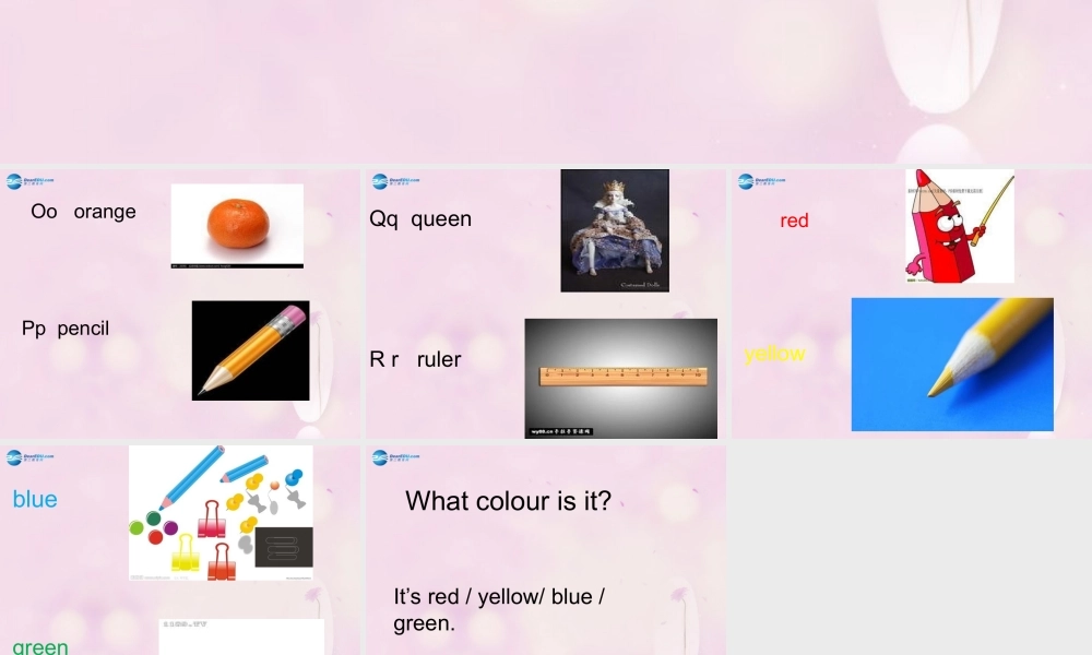 2014秋三年级英语上册 Lesson 10 Red, Yellow, Blue,Green课件5 冀教版