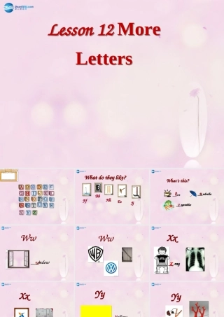 2014秋三年级英语上册 Lesson 12 More Letters课件1 冀教版