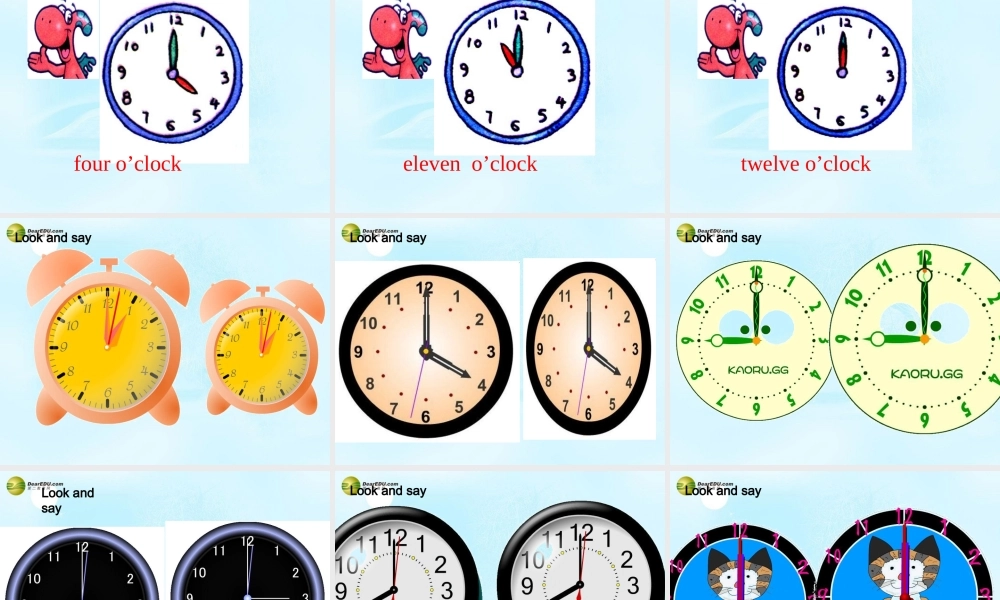 三年级英语下册 Unit5 What time is it课件（1） 新版（湘少版）