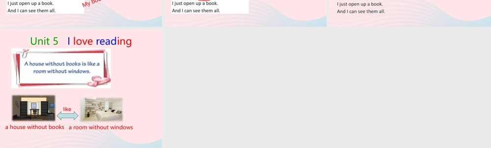 2020春六年级英语下册 Unit 5 I love reading课件5+素材 剑桥版