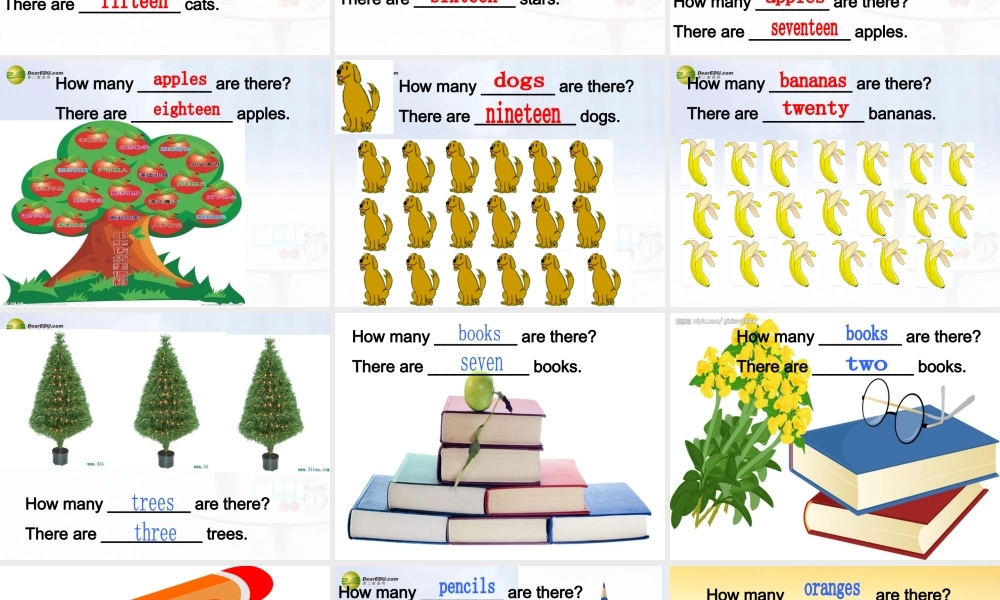 三年级英语下册 Unit6 How many pens are there课件（3） 新版（湘少版）