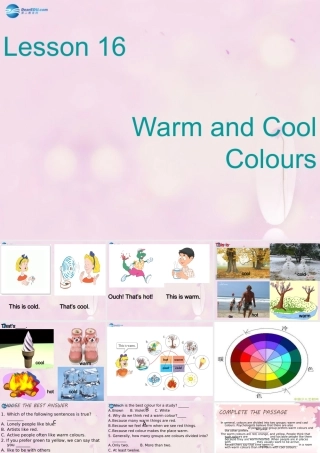 2014秋三年级英语上册 Lesson 16 Warm and Cool课件1 冀教版