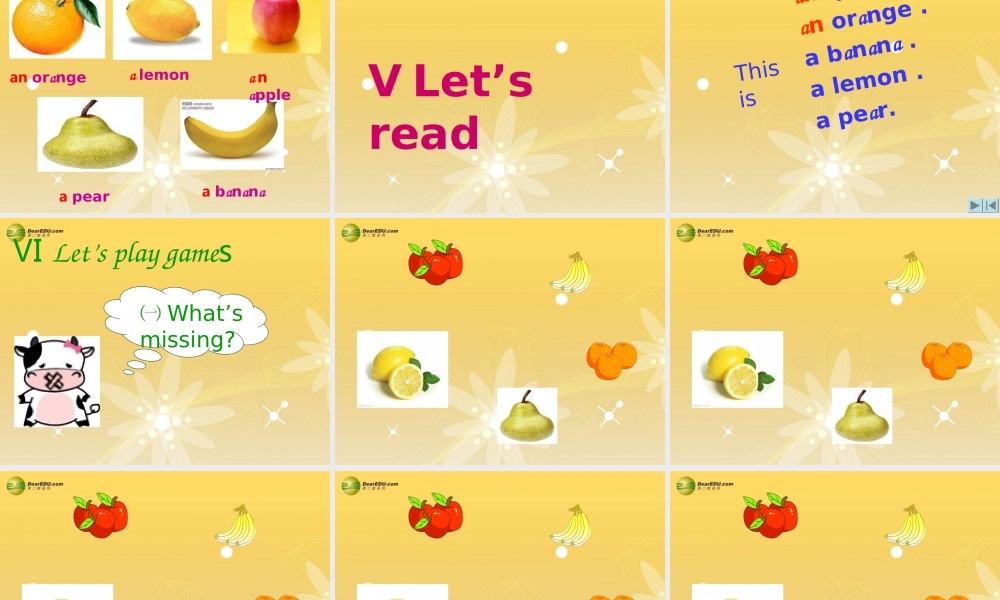 三年级英语下册 Unit7 Is this an orange课件 新版（湘少版）