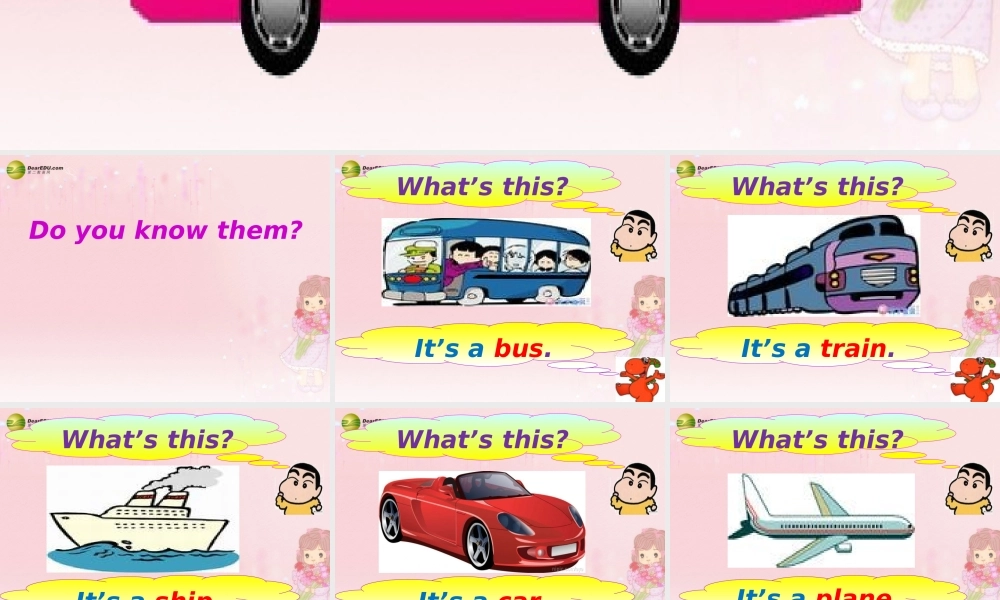 三年级英语下册 Unit12 I go to school by bus课件 新版（湘少版）