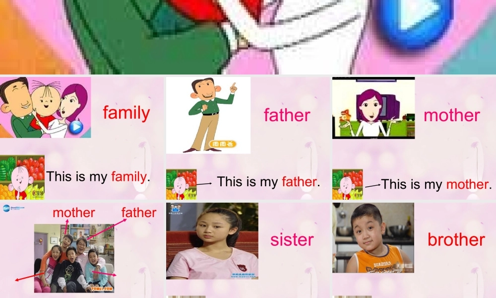 2014秋三年级英语上册 Lesson 19 Family课件3 冀教版