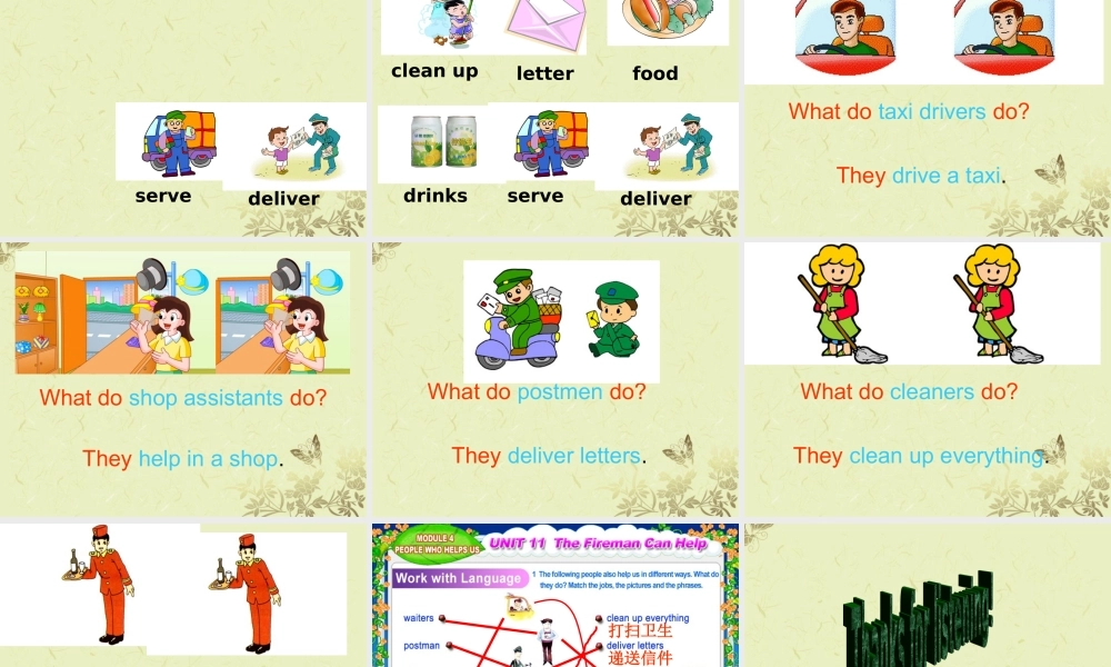 Unit 11 Work with Language