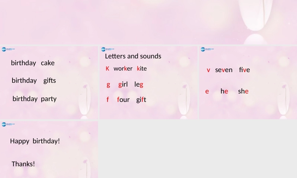 2014秋三年级英语上册 Lesson 23 Happy Birthday课件5 冀教版