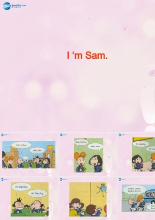 2014秋三年级英语上册 Module 1 Unit 1 I’m Sam课件2 外研版（一起）