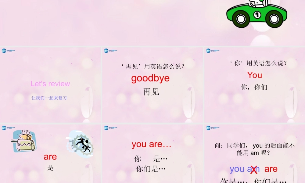 2014秋三年级英语上册 Module 1 Unit 2 How are you课件1 外研版（一起）