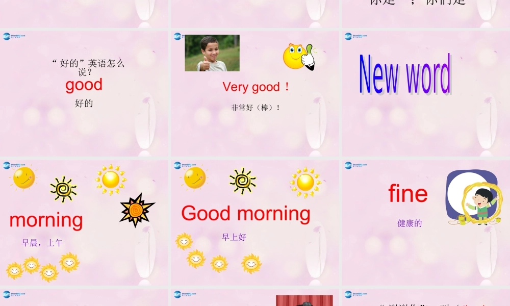 2014秋三年级英语上册 Module 1 Unit 2 How are you课件1 外研版（一起）