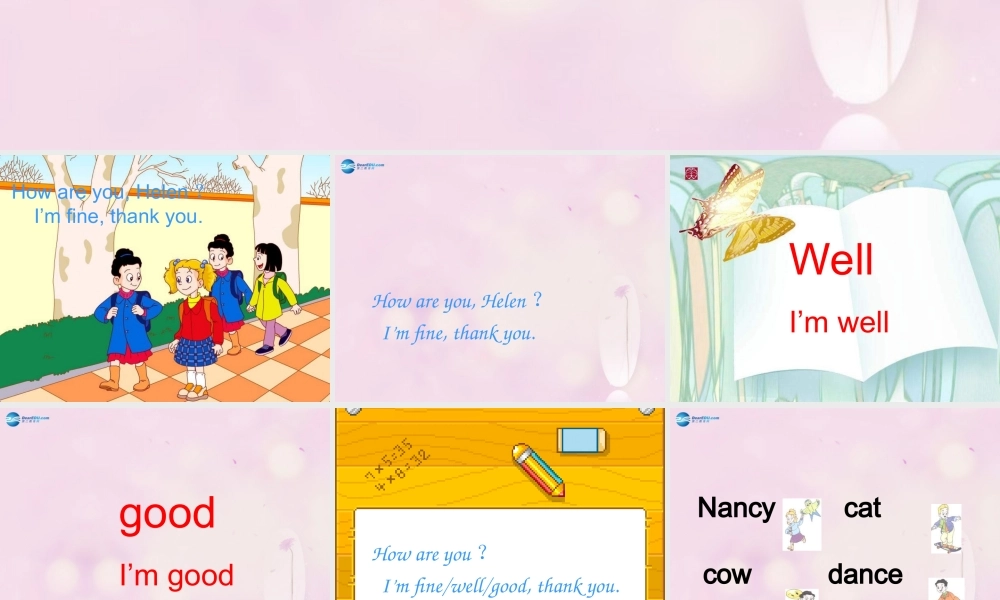 2014秋三年级英语上册 Module 1 Unit 2 How are you课件4 外研版（一起）