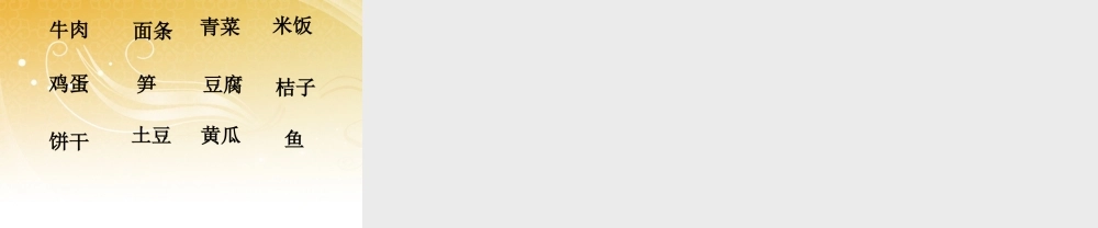 四年级科学下册 一天的食物课件（1） 教科版