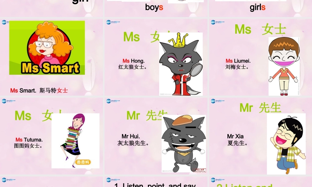 2014秋三年级英语上册 Module 2 Unit 1 I’m Ms Smart课件2 外研版（一起）