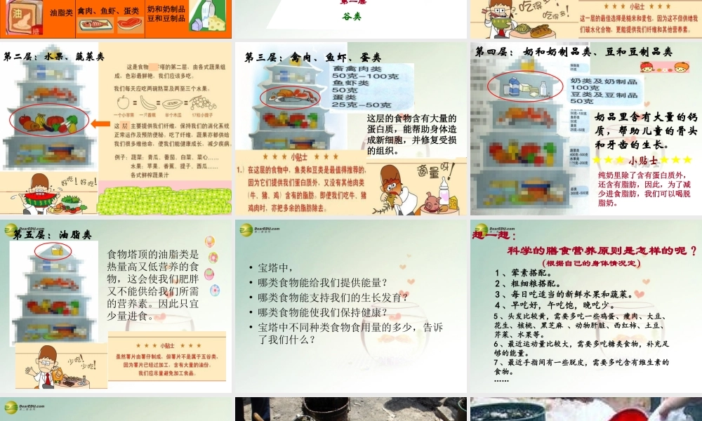 四年级科学下册 营养要均衡课件（1） 教科版