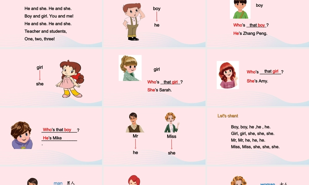 2020春三年级英语下册 Unit 2 My family A Let's talk Point and say课件+素材 人教PEP版