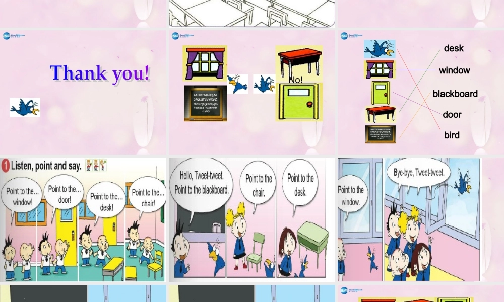 2014秋三年级英语上册 Module 3 Unit 2 Point to the desk课件1 外研版（一起）