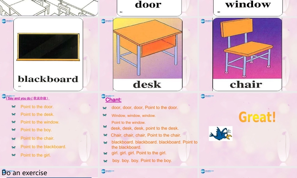 2014秋三年级英语上册 Module 3 Unit 2 Point to the desk课件2 外研版（一起）