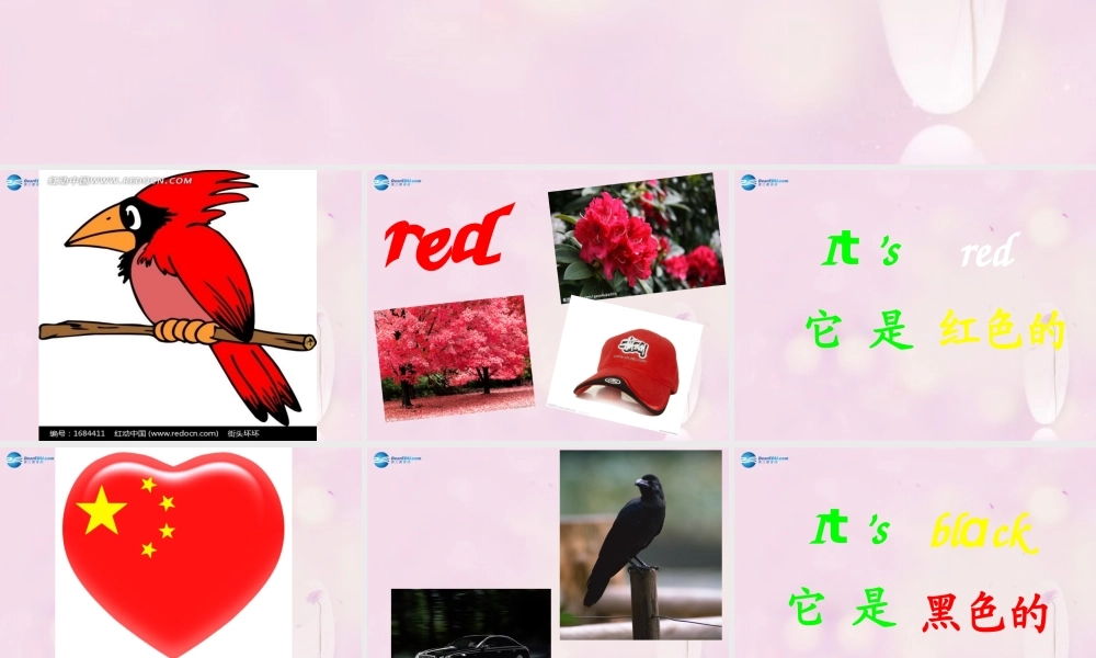 2014秋三年级英语上册 Module 4 Unit 1 It’s red课件1 外研版（一起）