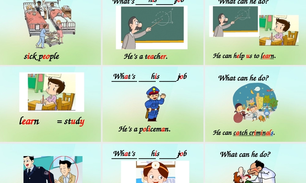四年级英语上册《Module 4 Unit 10 My New Neighbours》课件1 广州版广州版小学四年级上册英语课件