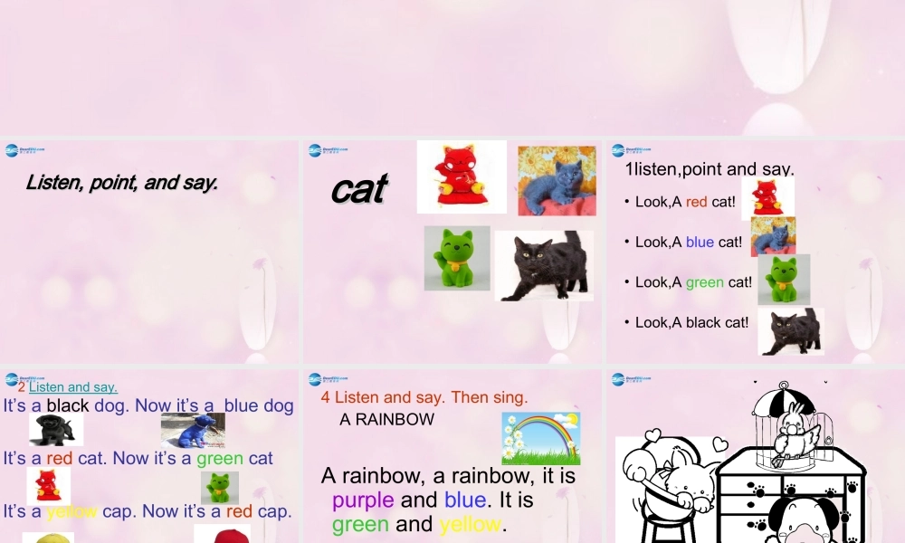 2014秋三年级英语上册 Module 4 Unit 2 It’s a black dog课件4 外研版（一起）