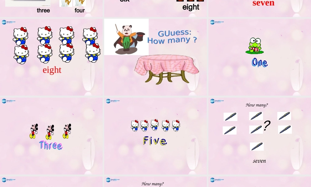 2014秋三年级英语上册 Module 5 Unit 1 How many课件4 外研版（一起）