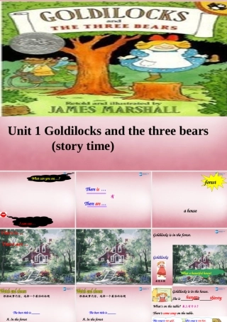 五年级英语上册 Unit1 Goldilocks and the three bears课件2 译林版