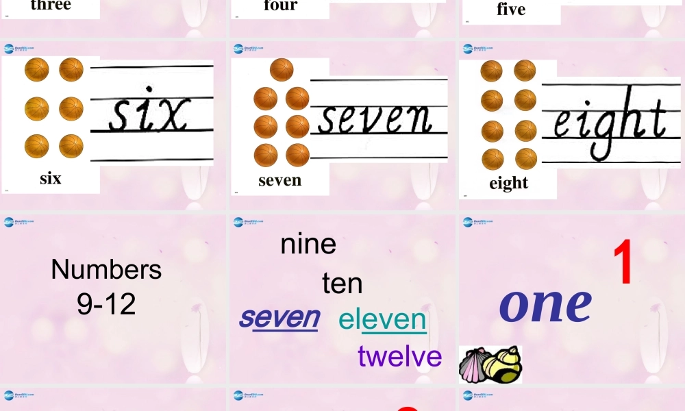 2014秋三年级英语上册 Module 5 Unit 2 Nine girls课件6 外研版（一起）