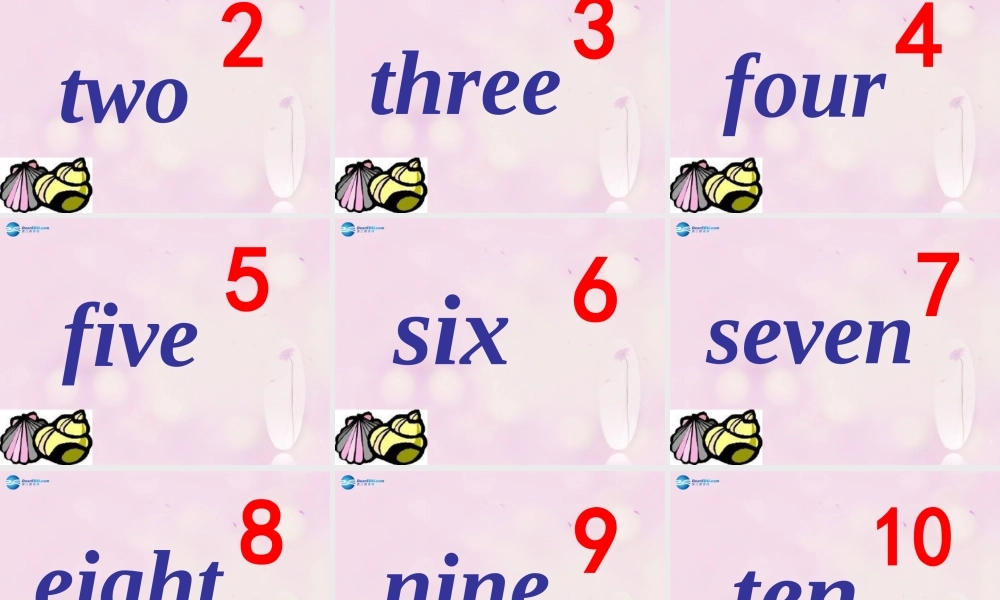 2014秋三年级英语上册 Module 5 Unit 2 Nine girls课件6 外研版（一起）