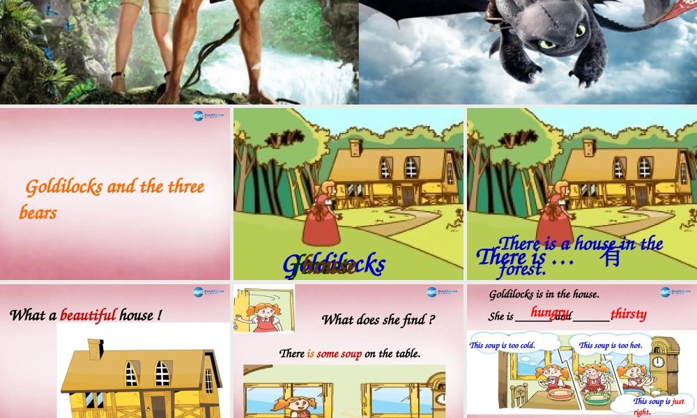 五年级英语上册 Unit1 Goldilocks and the three bears课件6 译林版