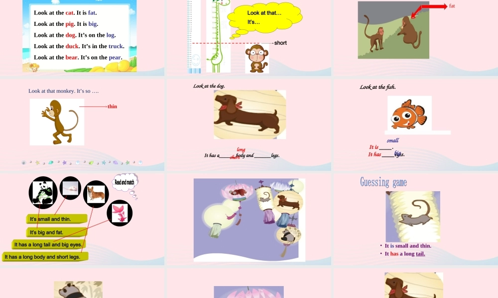 2020春三年级英语下册 Unit 3 At the zoo Part B Start to read Part C Story time课件+素材 人教PEP版