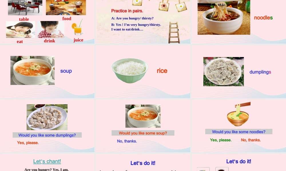 2020春三年级英语下册 Unit 3 Food and Meals Lesson 14 Would You Like Some Soup课件+素材 冀教版（三起）