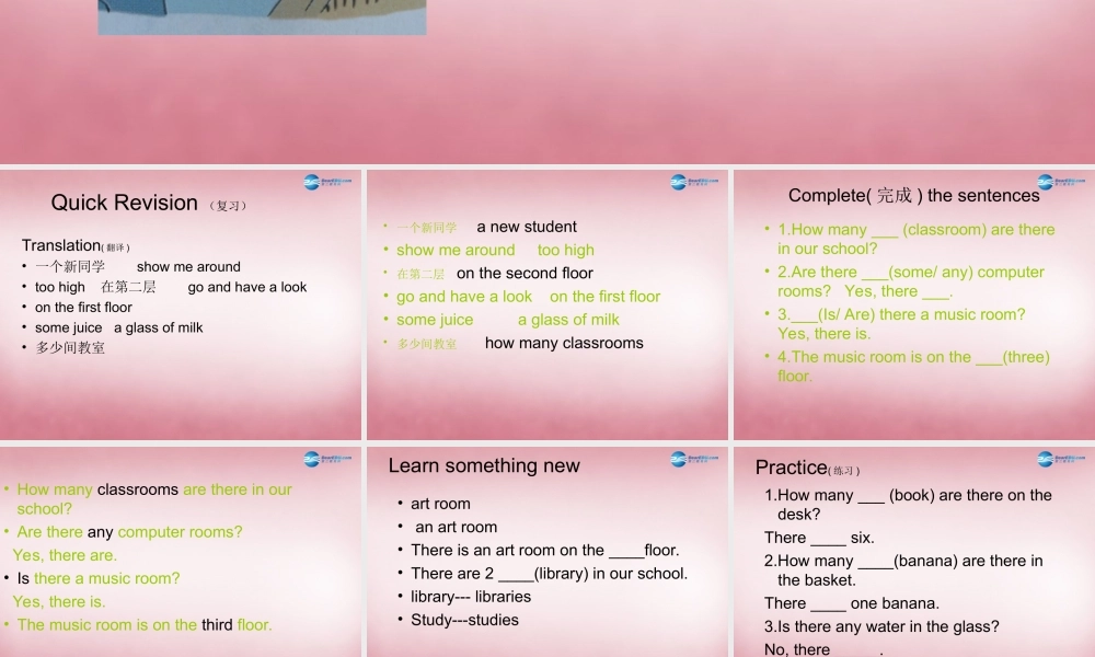 五年级英语上册 Unit2 A new student课件3 译林版