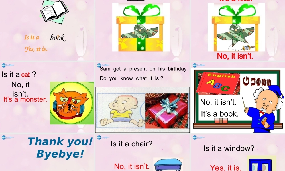 2014秋三年级英语上册 Module 8 Unit 1 Is it a monster课件6 外研版（一起）