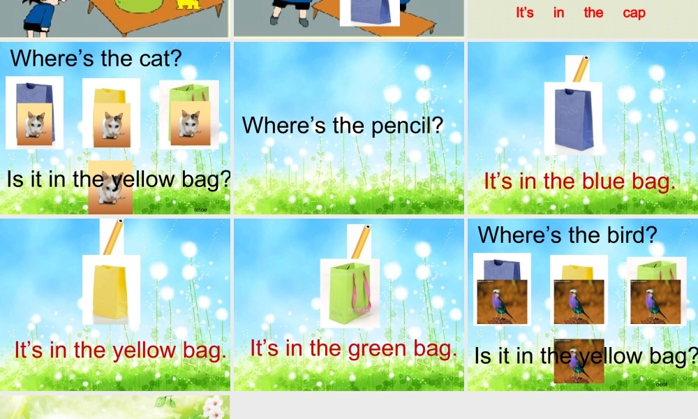 2014秋三年级英语上册 Module 8 Unit 2 Where’s the cat课件2 外研版（一起）