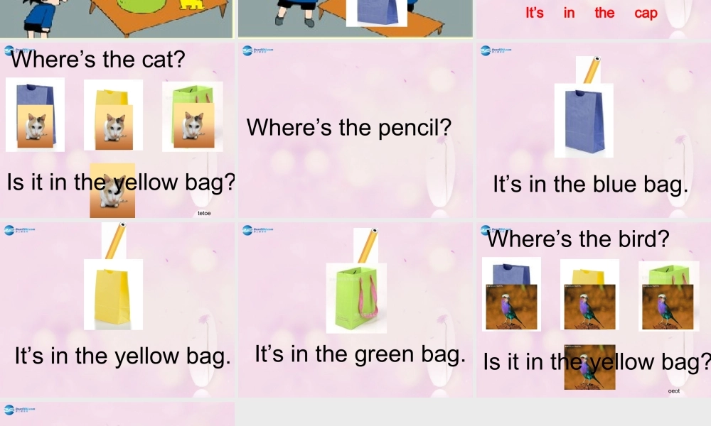 2014秋三年级英语上册 Module 8 Unit 2 Where’s the cat课件3 外研版（一起）