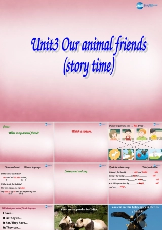 五年级英语上册 Unit3 Our animal friends课件1 译林版
