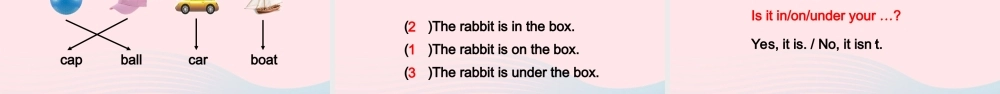 2020春三年级英语下册 Unit 4 Where is my car B Let's learn Let's do课件+素材 人教PEP版