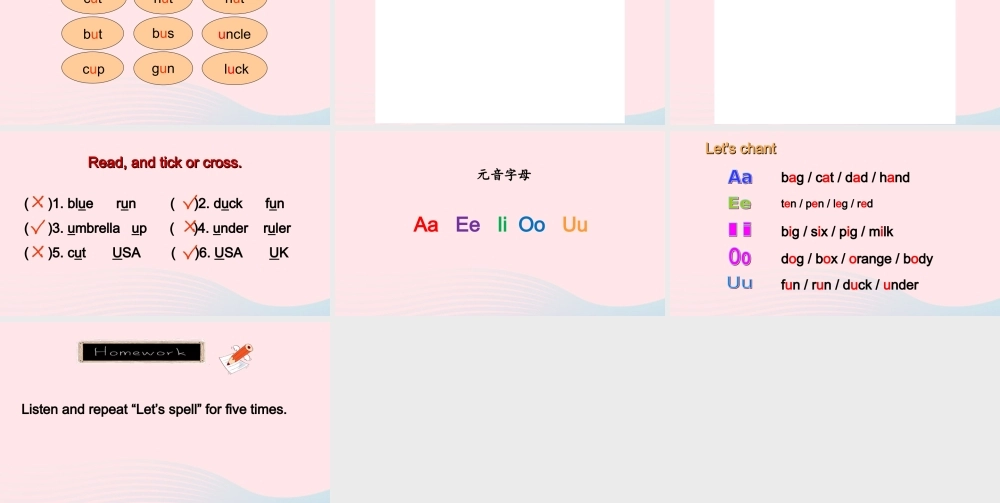 2020春三年级英语下册 Unit 5 Do you like pears A Let's spell课件+素材 人教PEP版