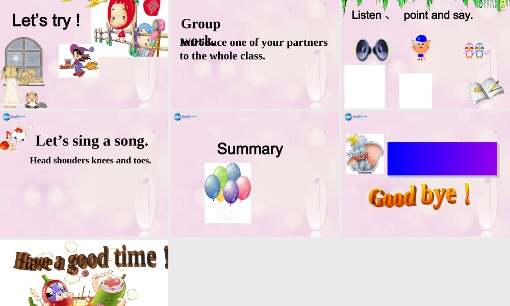 2014秋三年级英语上册 Module 10 Unit 1 This is his head课件3 外研版（一起）