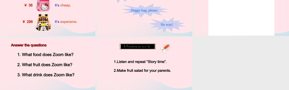 2020春三年级英语下册 Unit 5 Do you like pears B Start to read课件+素材 人教PEP版