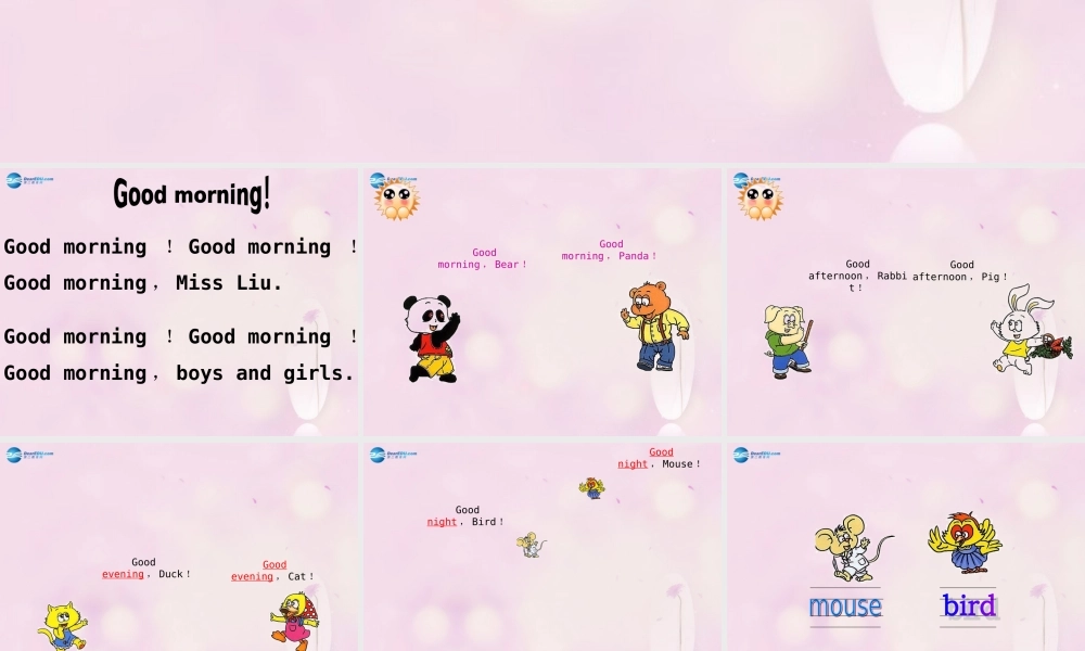 2014秋三年级英语上册 Unit 1 Hello! I’m Monkey课件1 人教版（精通）