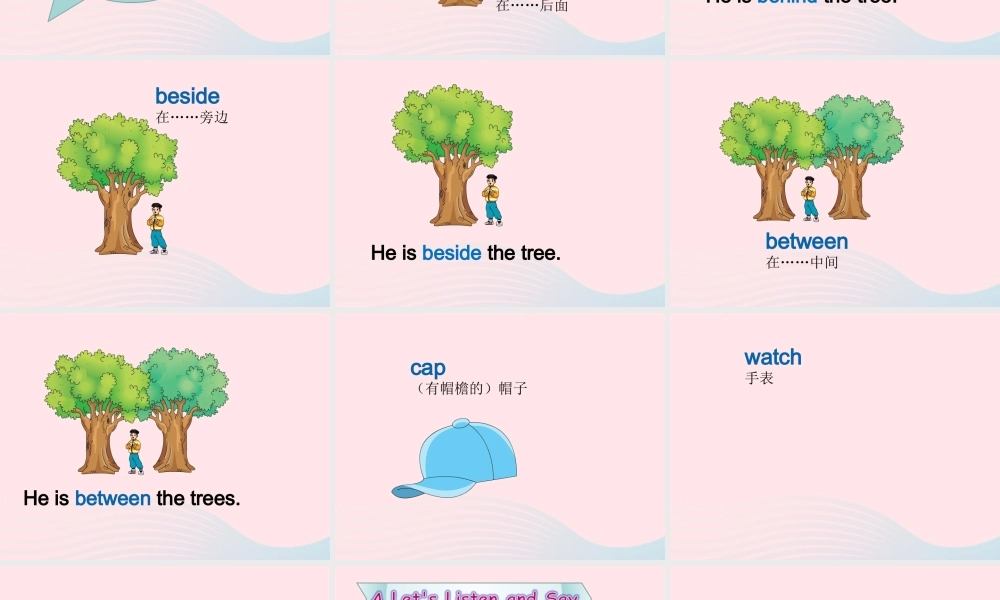 2020春四年级英语下册 Unit 1 It’s on your head课件+素材 湘少版