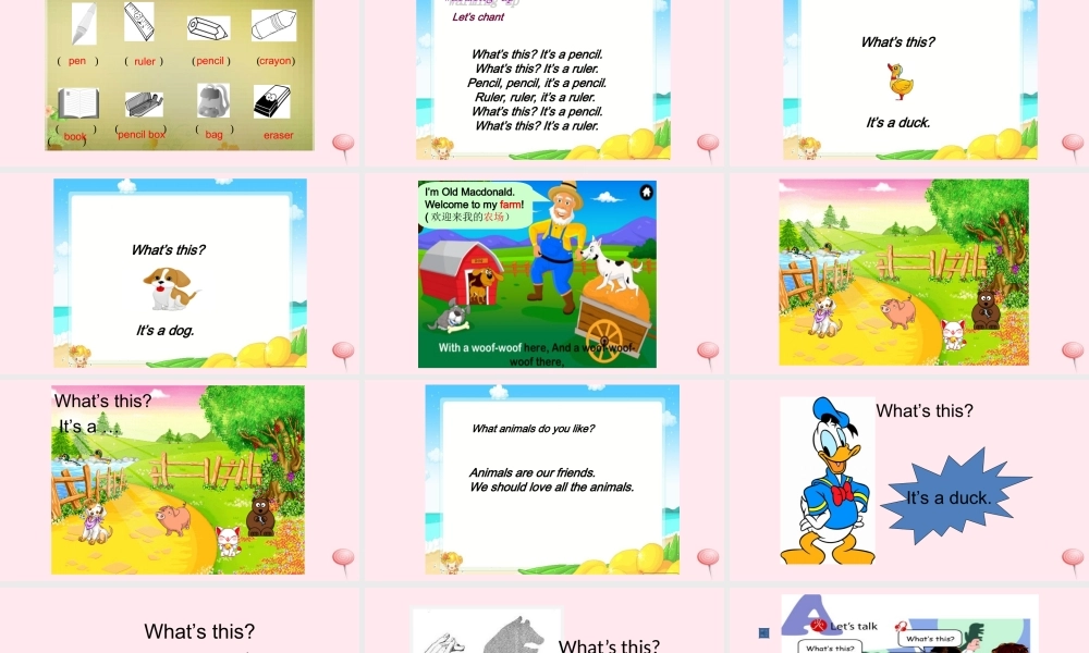 2019秋三年级英语上册 Unit 4 We love animals A Let's talk教学课件（附教学思路） 人教PEP版