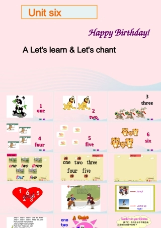 2019秋三年级英语上册 Unit 6 Happy birthday A Let's learn教学课件（附教学思路） 人教PEP版