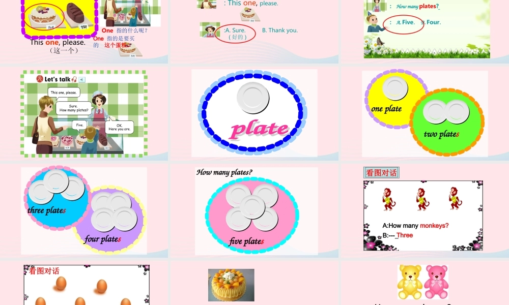 2019秋三年级英语上册 Unit 6 Happy birthday A Let's talk教学课件（附教学思路） 人教PEP版