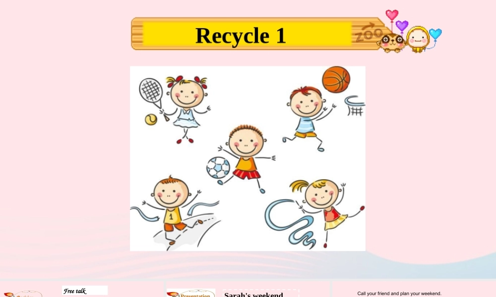 2020春五年级英语下册 Recycle 1课件 人教PEP版