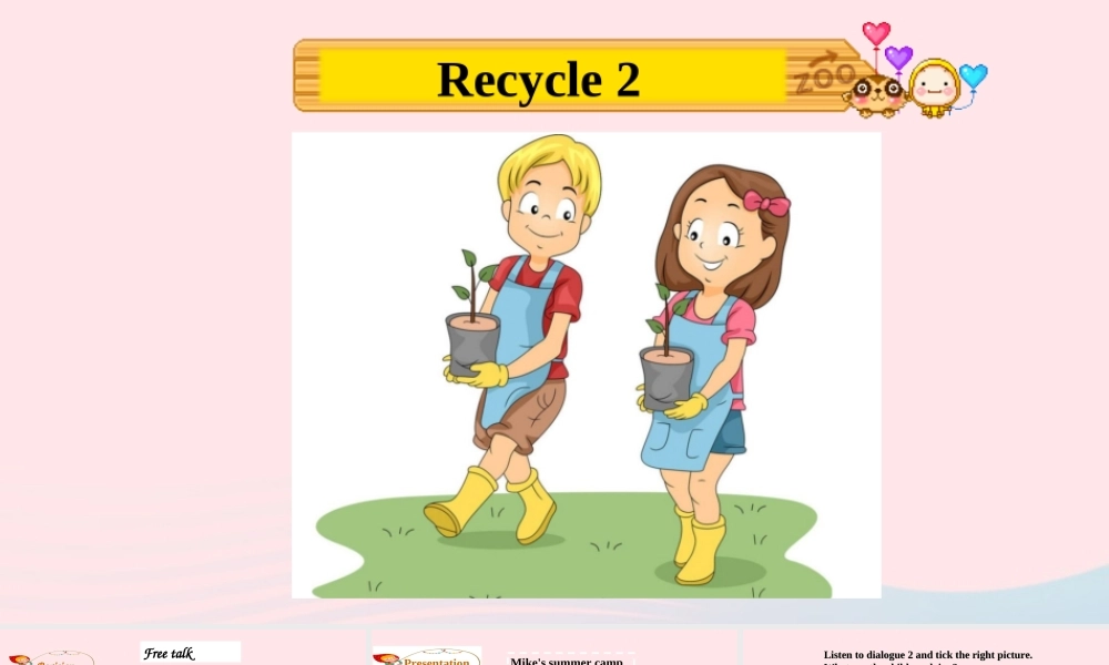 2020春五年级英语下册 Recycle 2课件 人教PEP版