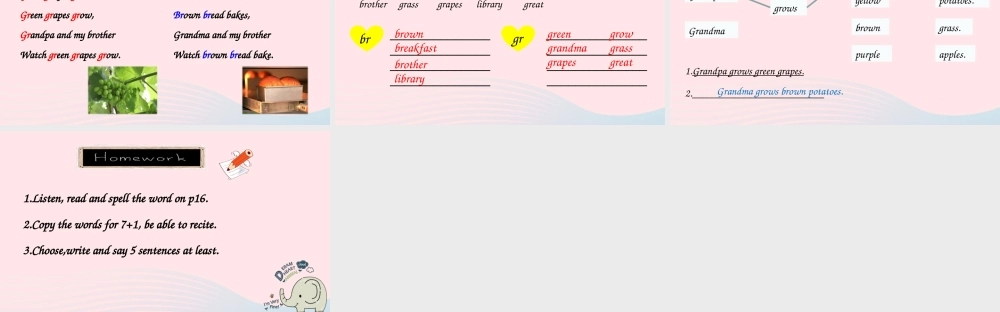 2020春五年级英语下册 Unit 2 My favourite season A Let's spell课件（含教学思路） 人教PEP版