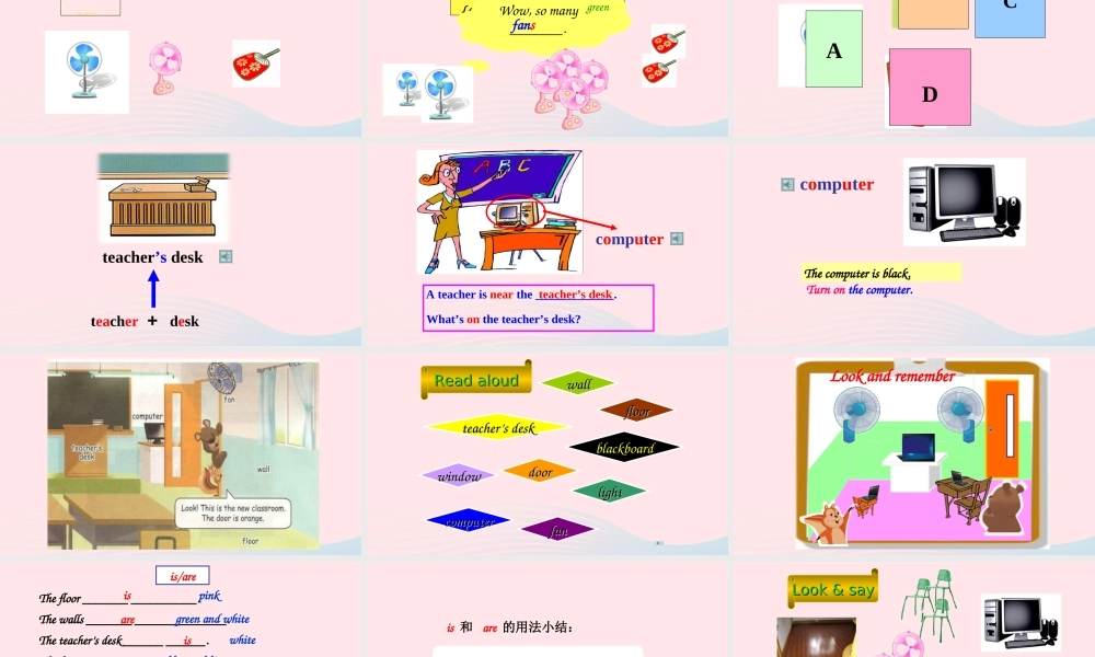 2019秋四年级英语上册 Unit 1 My classroom Part B Let's learn教学课件（附教学思路） 人教PEP版